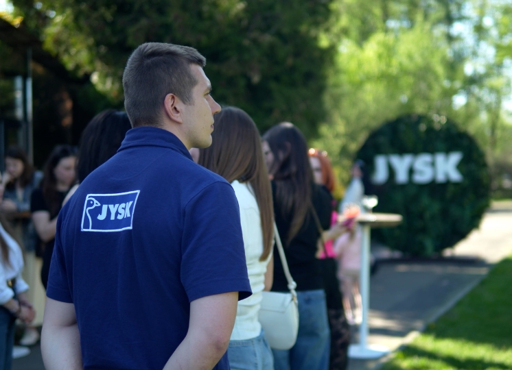 Spring PR event video production for JYSK in Kyiv — Rakhmail Production case